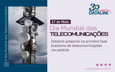Datalink presente na primeira fase brasileira de telecomunicações via satélite