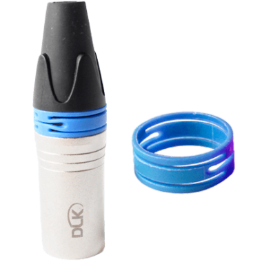 Anel ID Azul para conector XLR (Embalagem com 50 pç).