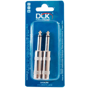 Blister com dois Conectores P10M Mono.