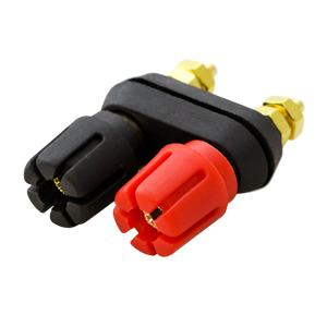 Borne Duplo p/ caixa acústica (1 Gold).