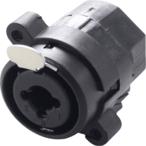 Conector Combo XLR fêmea/P10 stereo painel.