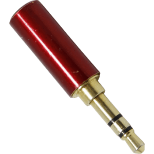 Conector P2 macho stereo para cabos de 4mm.