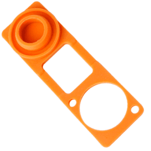 Vedação de Silicone para conector PowerCon Painel.