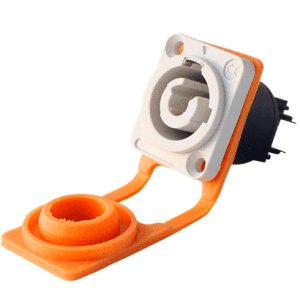 Conector PowerCon Painel Branco (OUT).