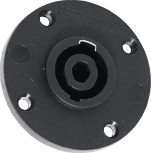 Conector SpeakOn painel Quadrado 4 Polos.