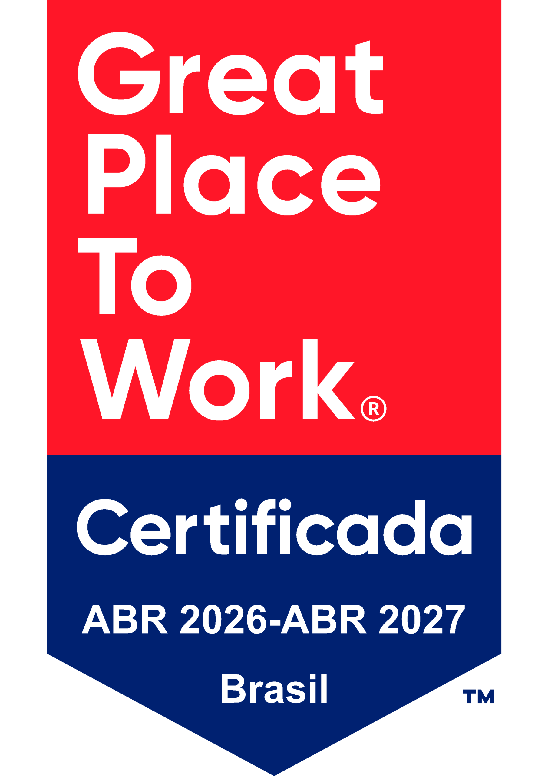 Datalink_BR_Portuguese_2026_Certification_Badge Logo da certificação do great palce to work